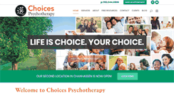 Desktop Screenshot of choicespsychotherapy.net